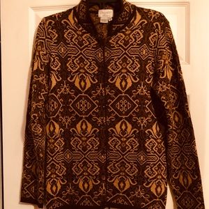 Vintage Cherry Lewis Cardigan Sweater Jacket M